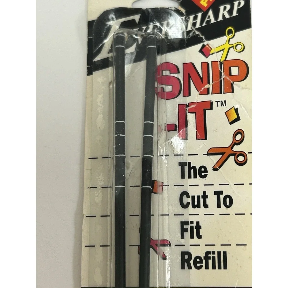 2 Eversharp Snip It Ballpoint Pen Refill SNP4/2 Black Ink Medium Replacement NEW